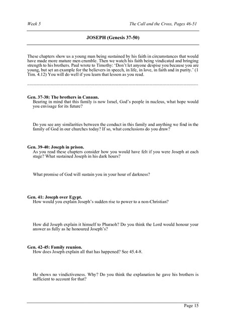 The Call and The Cross Workbook - Image 5